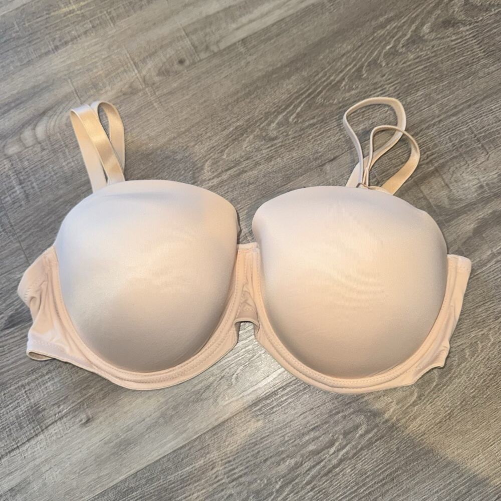 Victoria’s Secret PINK Wear Everywhere Multi-Way Push-Up Bra 38D Nude NWT
